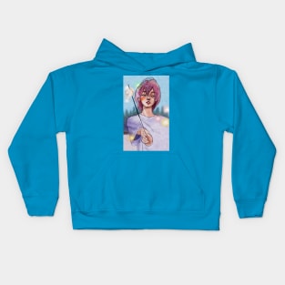 Sparkly girl Kids Hoodie